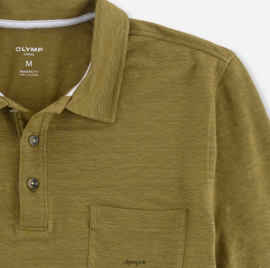 Clothing OLYMP Casual Modern Fit, Polo, Nougat NZ22L2108