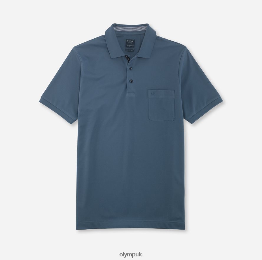 Clothing OLYMP Casual Modern Fit, Polo, Nuremberg Blue NZ22L2087