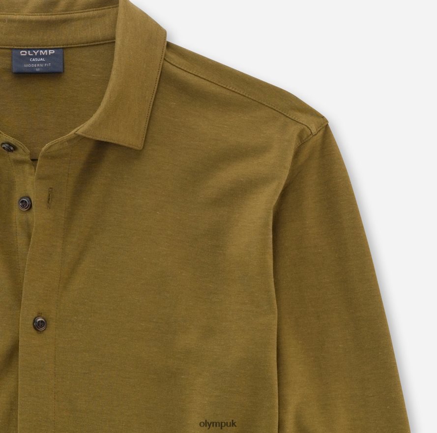 Clothing OLYMP Casual Modern Fit, Polo, Olive NZ22L2141
