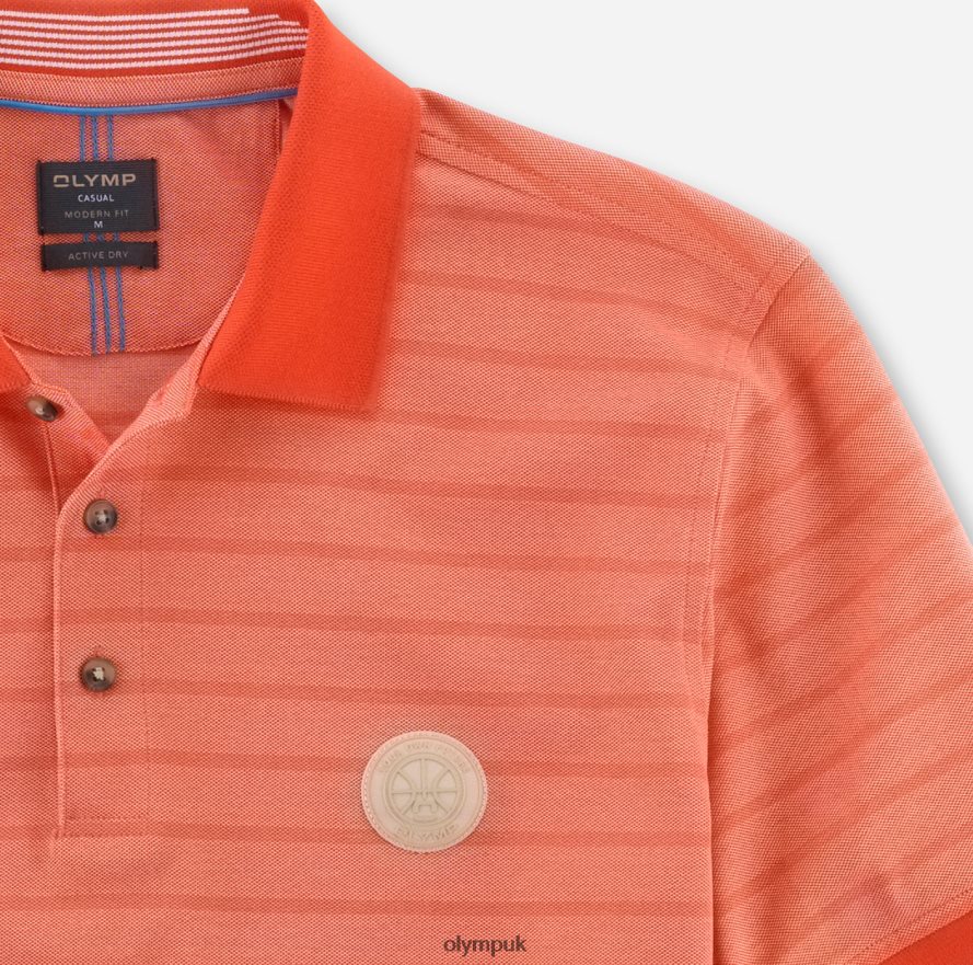 Clothing OLYMP Casual Modern Fit, Polo, Red NZ22L2153