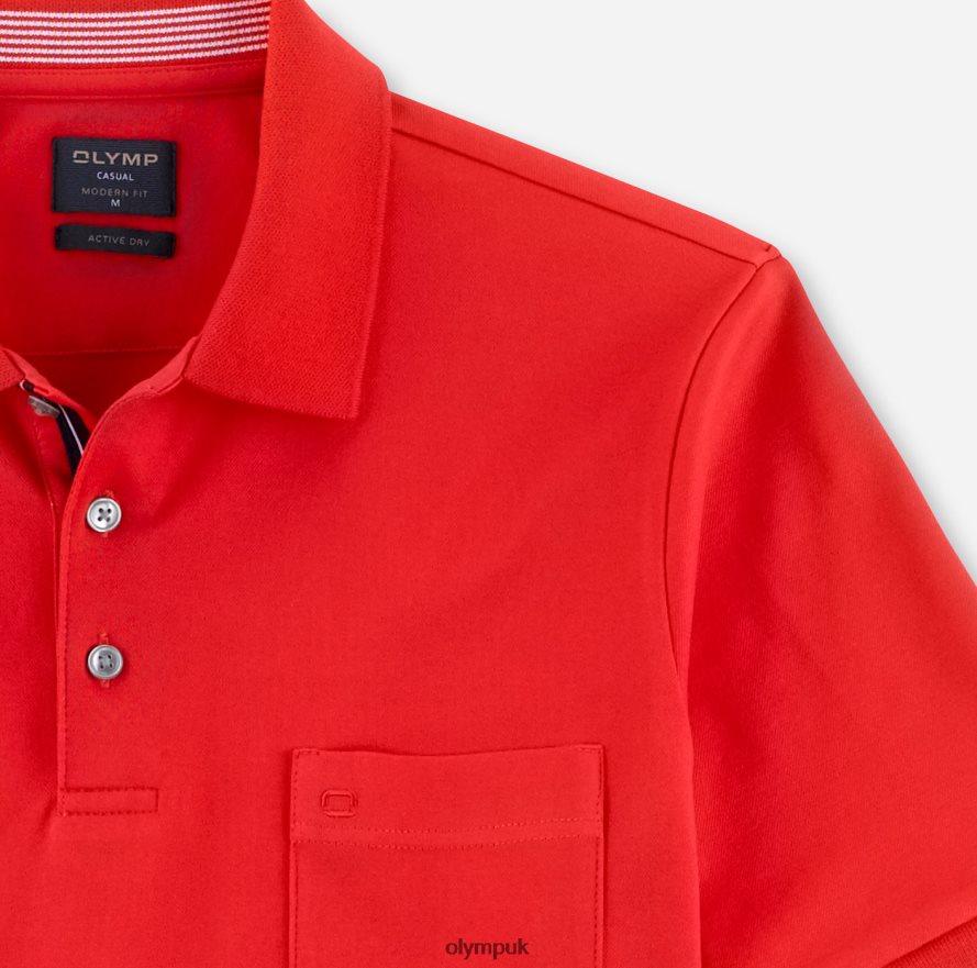 Clothing OLYMP Casual Modern Fit, Polo, Rust NZ22L2147