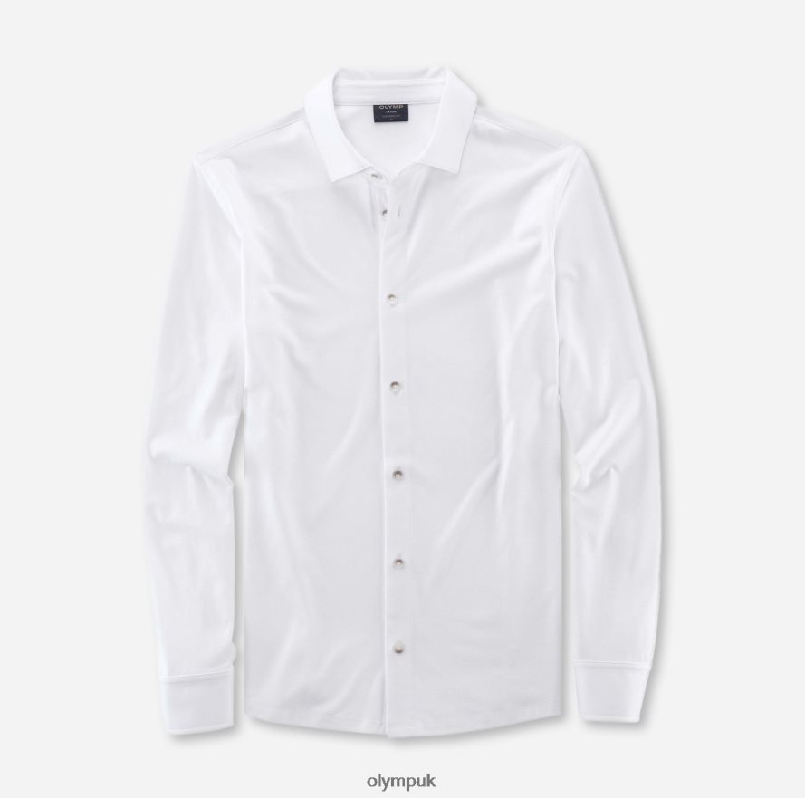 Clothing OLYMP Casual Modern Fit, Polo, White NZ22L2151