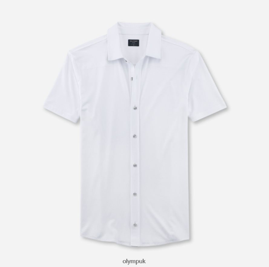 Clothing OLYMP Casual Modern Fit, Polo, White NZ22L2170