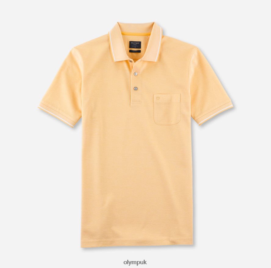 Clothing OLYMP Casual Modern Fit, Polo, Yellow NZ22L2179