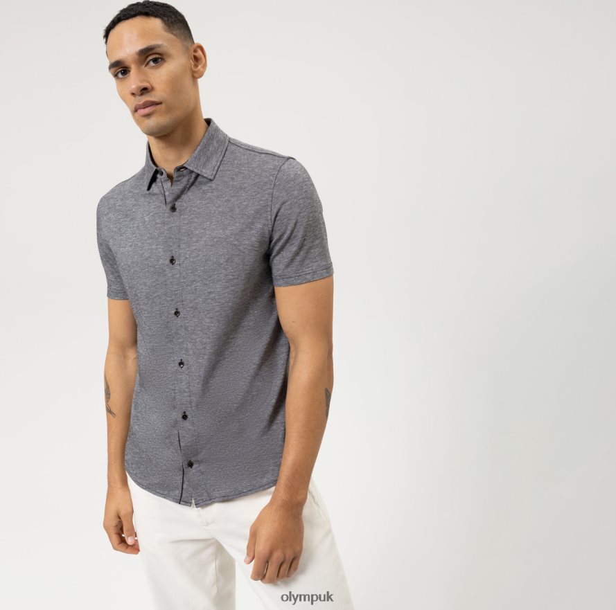 Clothing OLYMP Level Five Casual Body Fit, Polo, Black NZ22L2081