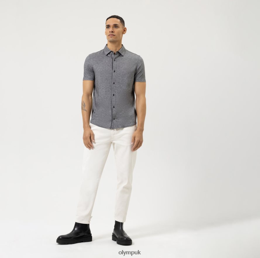 Clothing OLYMP Level Five Casual Body Fit, Polo, Black NZ22L2081