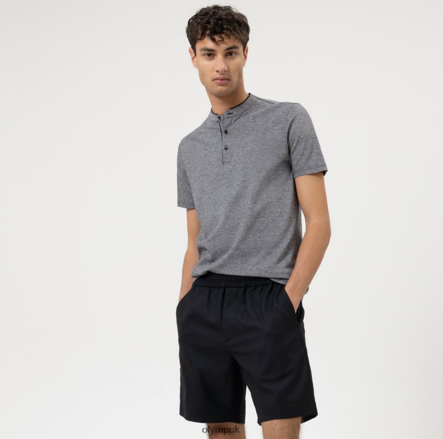 Clothing OLYMP Level Five Casual Body Fit, Polo, Black NZ22L2100