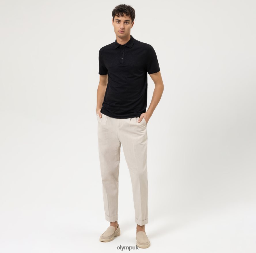 Clothing OLYMP Level Five Casual Body Fit, Polo, Black NZ22L2135