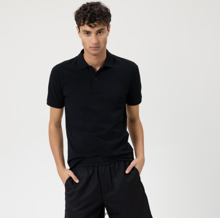 Clothing OLYMP Level Five Casual Body Fit, Polo, Black NZ22L2164