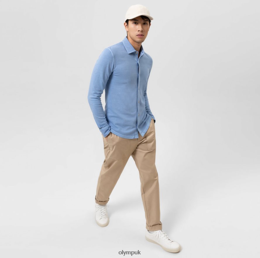 Clothing OLYMP Level Five Casual Body Fit, Polo, Bleu NZ22L2176