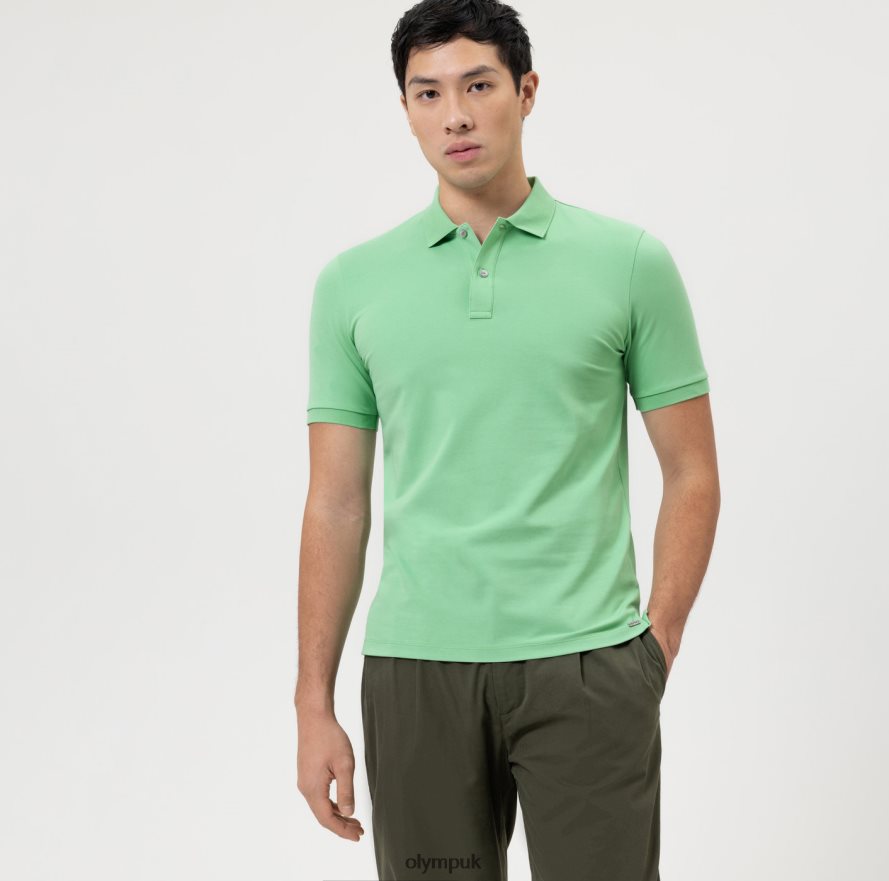 Clothing OLYMP Level Five Casual Body Fit, Polo, Crystal Green NZ22L2096