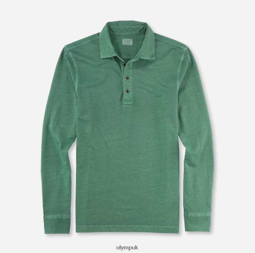 Clothing OLYMP Level Five Casual Body Fit, Polo, Green NZ22L2111