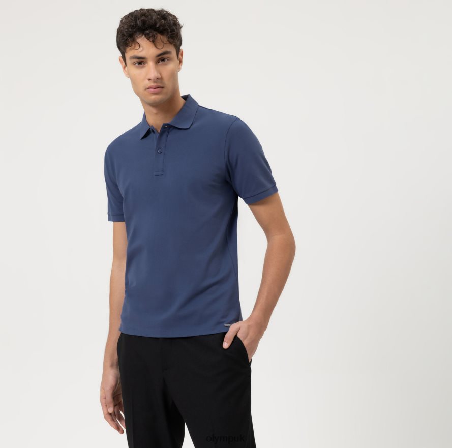 Clothing OLYMP Level Five Casual Body Fit, Polo, Indigo NZ22L2158