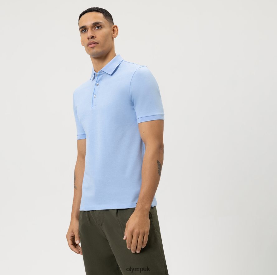 Clothing OLYMP Level Five Casual Body Fit, Polo, Light Blue NZ22L2068