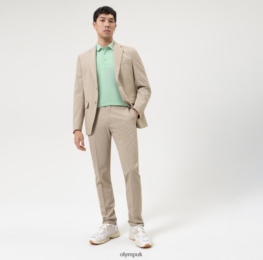 Clothing OLYMP Level Five Casual Body Fit, Polo, Lime NZ22L2082