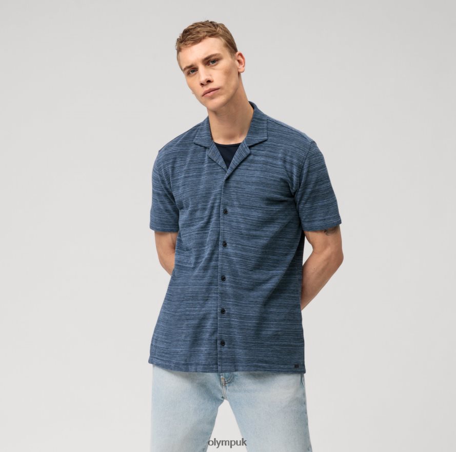 Clothing OLYMP Level Five Casual Body Fit, Polo, Marine NZ22L2089