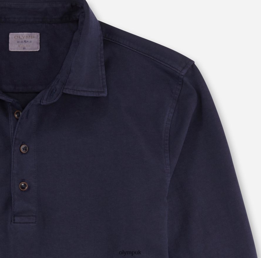 Clothing OLYMP Level Five Casual Body Fit, Polo, Marine NZ22L2142