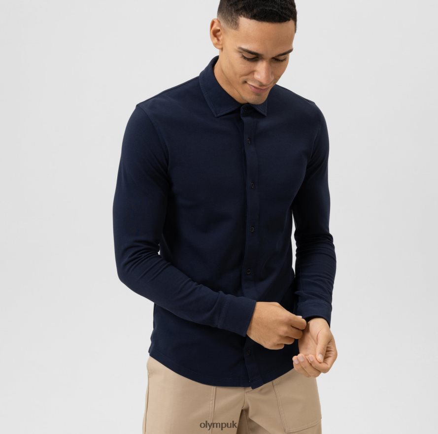 Clothing OLYMP Level Five Casual Body Fit, Polo, Marine NZ22L2174