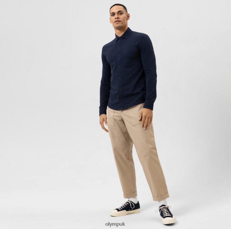 Clothing OLYMP Level Five Casual Body Fit, Polo, Marine NZ22L2174