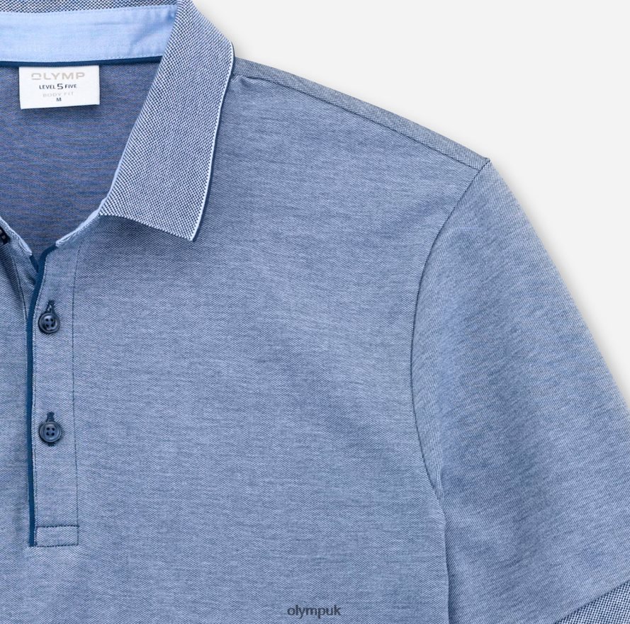 Clothing OLYMP Level Five Casual Body Fit, Polo, Midnight Blue NZ22L2165