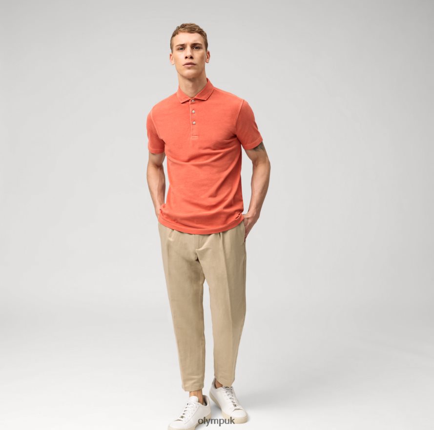 Clothing OLYMP Level Five Casual Body Fit, Polo, Sienna NZ22L2126