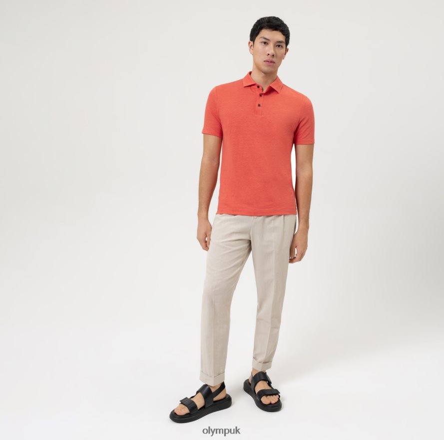 Clothing OLYMP Level Five Casual Body Fit, Polo, Sienna NZ22L2156