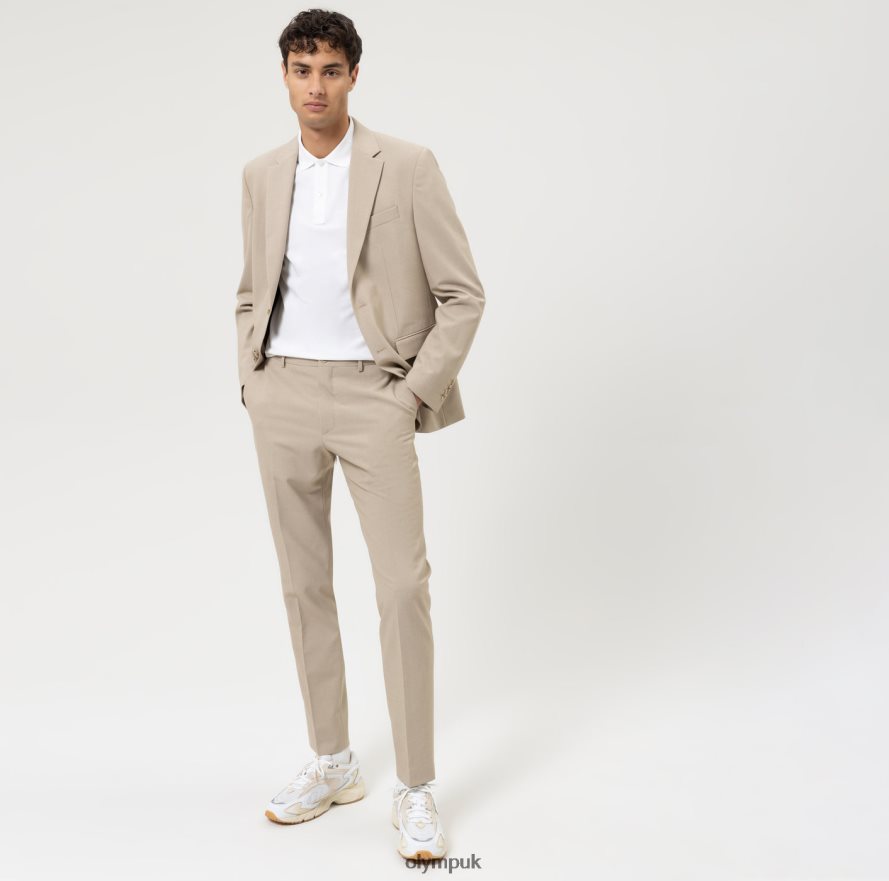 Clothing OLYMP Level Five Casual Body Fit, Polo, White NZ22L2166