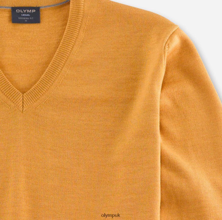 Clothing OLYMP Casual Knitwear Pullover, Aniseed NZ22L1838