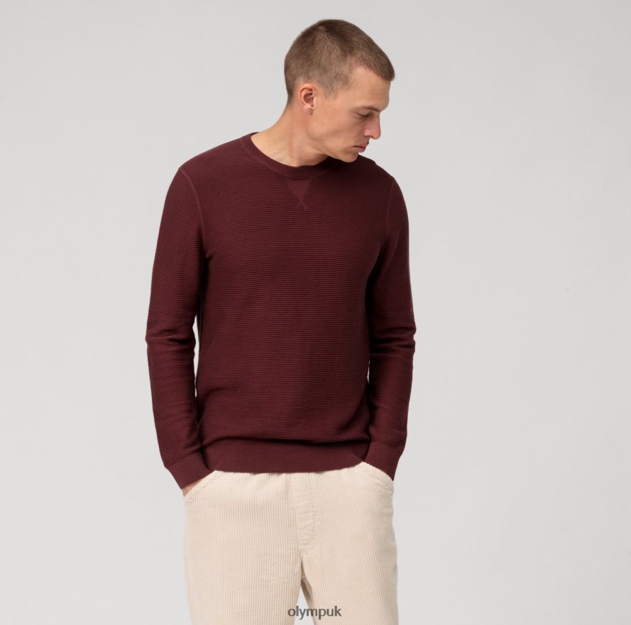 Clothing OLYMP Casual Knitwear Pullover, Chianti NZ22L1763