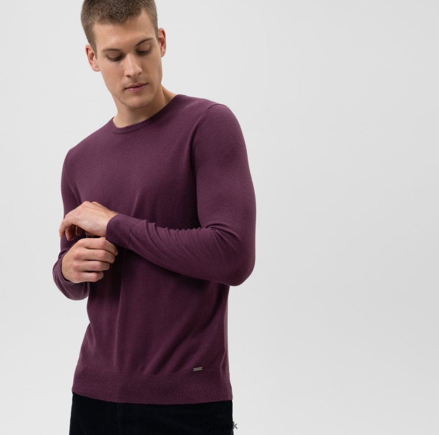 Clothing OLYMP Casual Knitwear Pullover, Chianti NZ22L1863