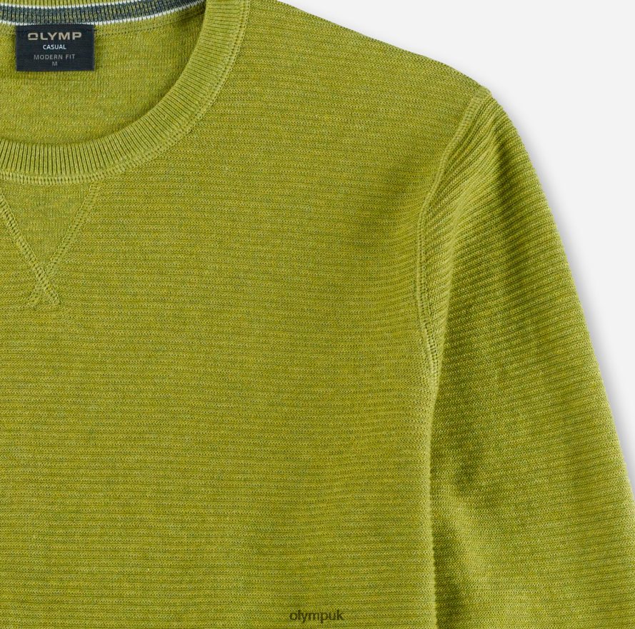 Clothing OLYMP Casual Knitwear Pullover, Lime NZ22L1776