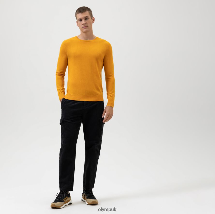 Clothing OLYMP Casual Knitwear Pullover, Maize NZ22L1862