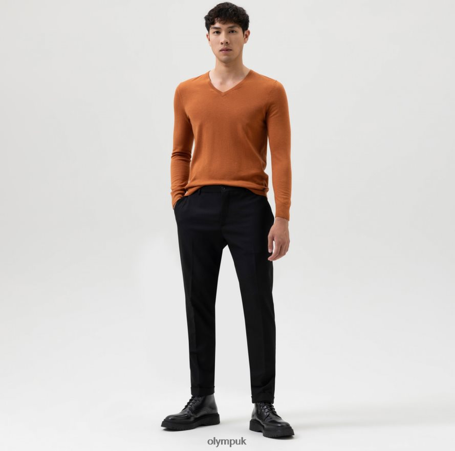 Clothing OLYMP Casual Knitwear Pullover, Mango NZ22L1865