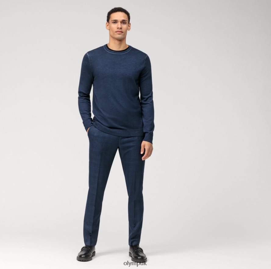 Clothing OLYMP Casual Knitwear Pullover, Marine NZ22L1769