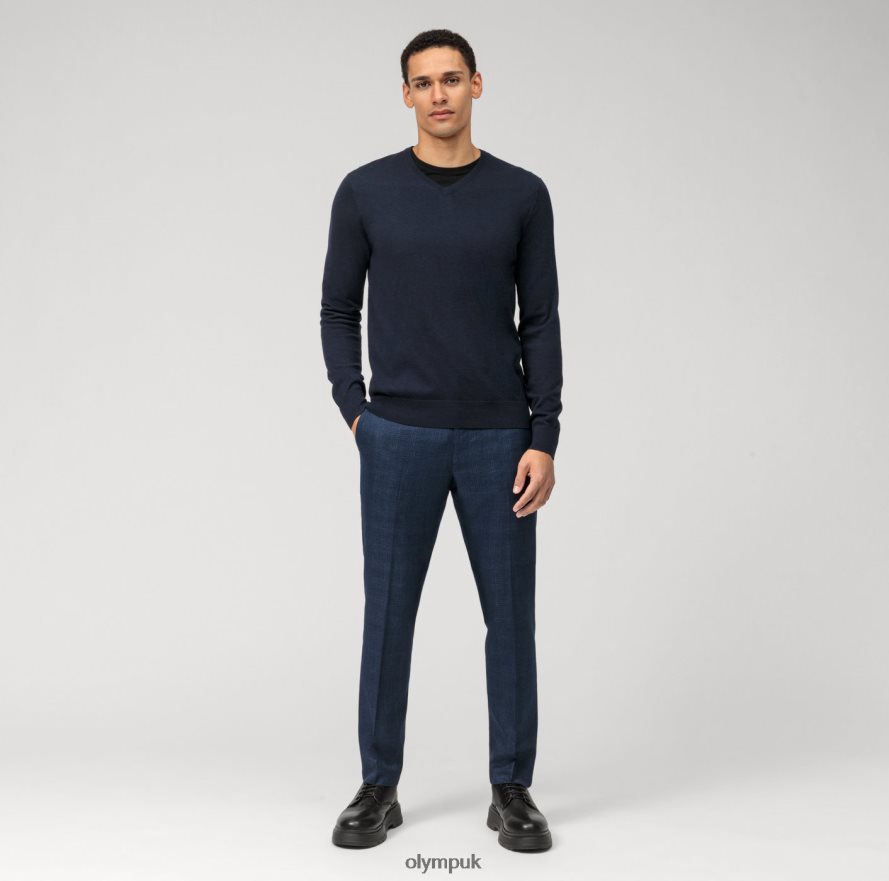 Clothing OLYMP Casual Knitwear Pullover, Marine NZ22L1794