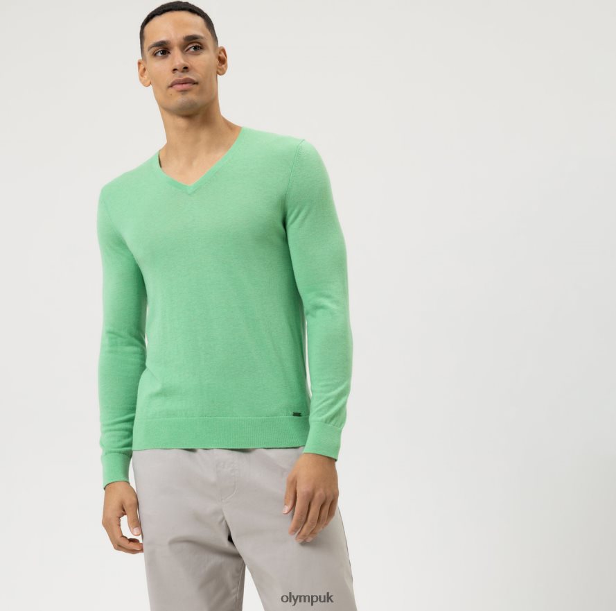 Clothing OLYMP Casual Knitwear Pullover, Mint NZ22L1803