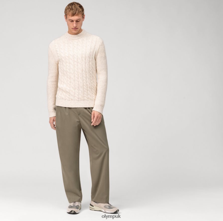 Clothing OLYMP Casual Knitwear Pullover, Off White NZ22L1770