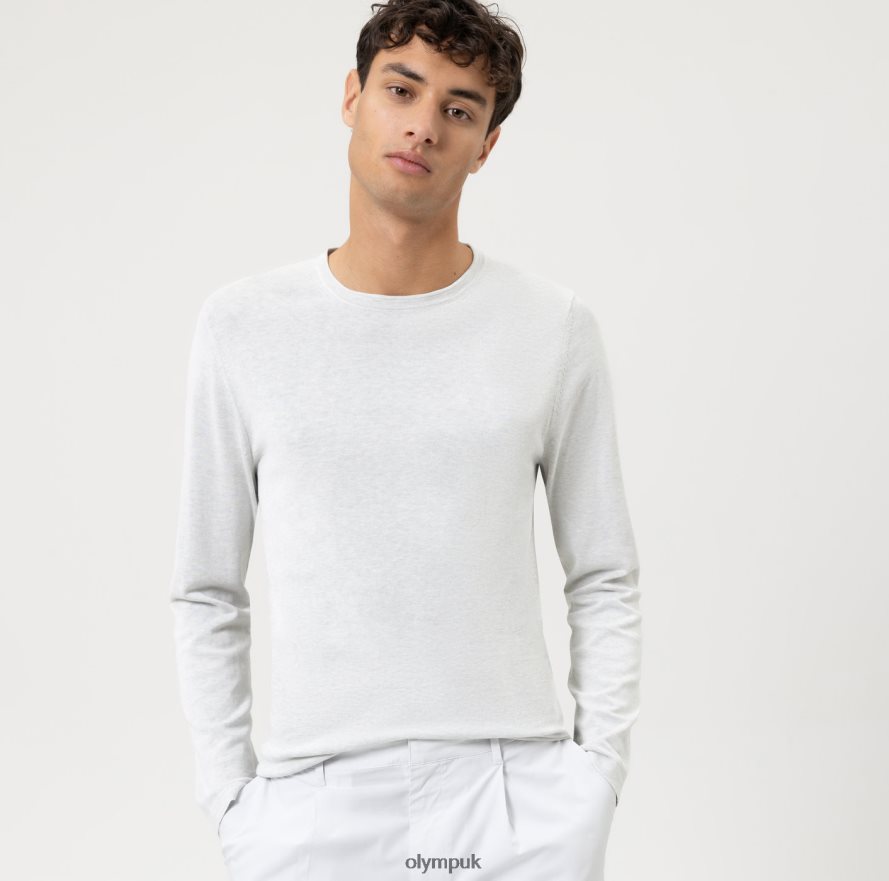 Clothing OLYMP Casual Knitwear Pullover, Off White NZ22L1836