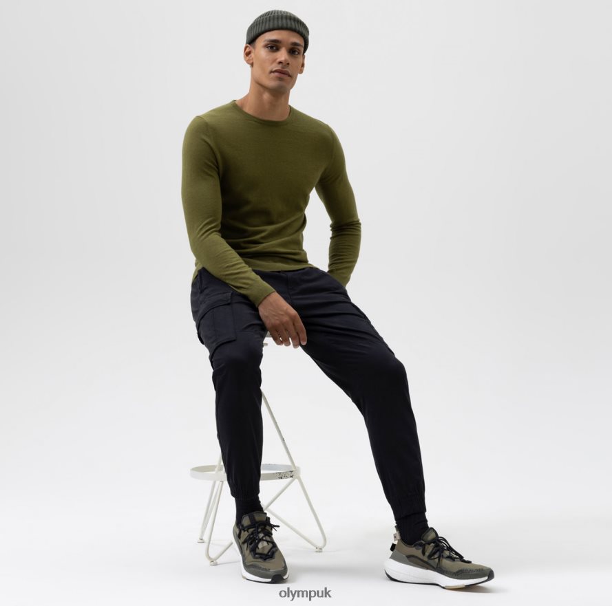 Clothing OLYMP Casual Knitwear Pullover, Olive NZ22L1876