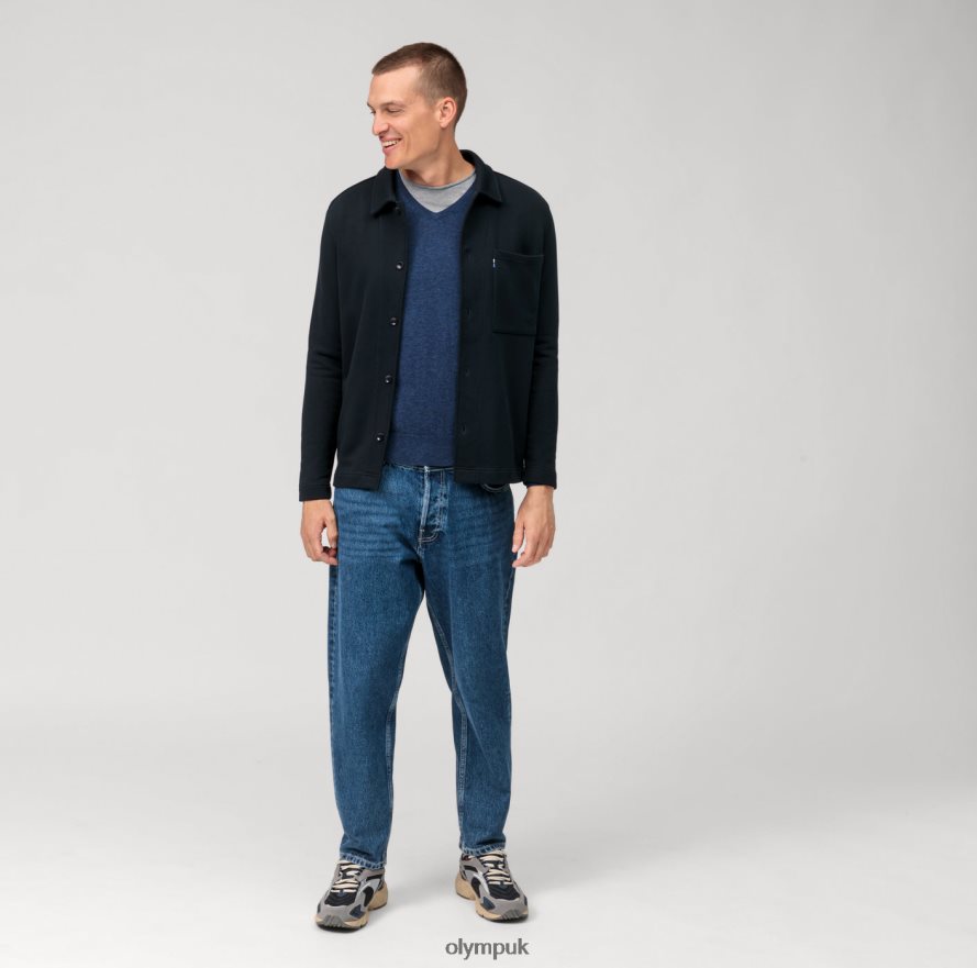 Clothing OLYMP Casual Knitwear Pullover, Royal NZ22L1785