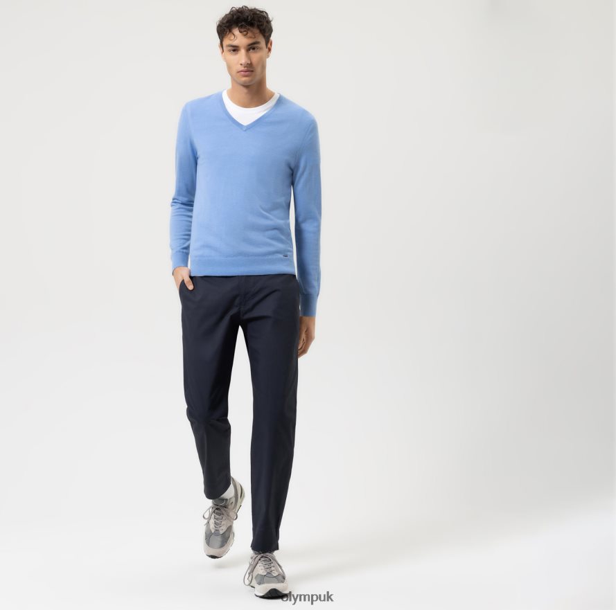 Clothing OLYMP Casual Knitwear Pullover, Sky NZ22L1867
