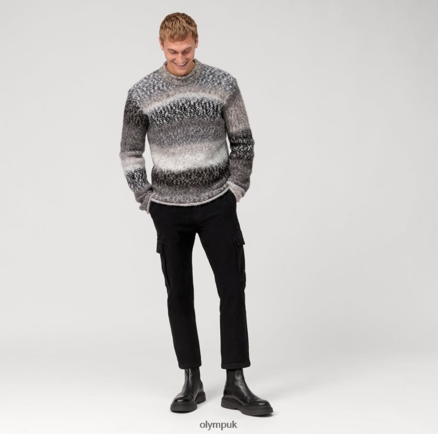 Clothing OLYMP Casual Knitwear Pullover, Stone NZ22L1762
