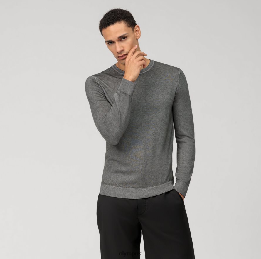 Clothing OLYMP Casual Knitwear Pullover, Stone NZ22L1766