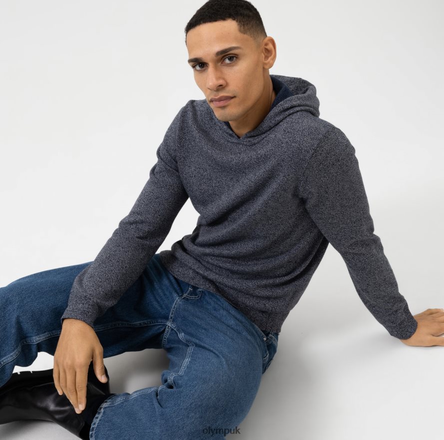 Clothing OLYMP Level Five Knitwear Body Fit, Pullover, Marine NZ22L1764