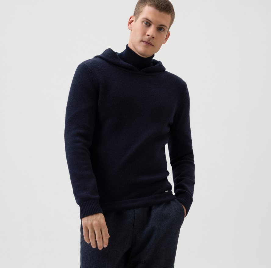 Clothing OLYMP Level Five Knitwear Body Fit, Pullover, Marine NZ22L1870