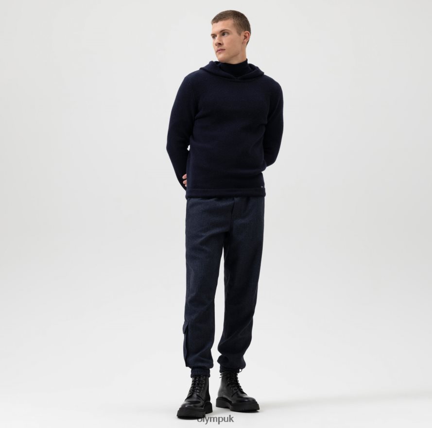 Clothing OLYMP Level Five Knitwear Body Fit, Pullover, Marine NZ22L1870