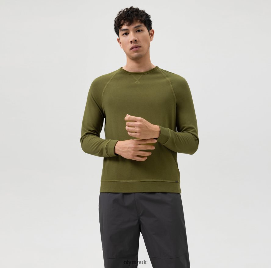 Clothing OLYMP Level Five Sweat Body Fit, Lime Green NZ22L1922