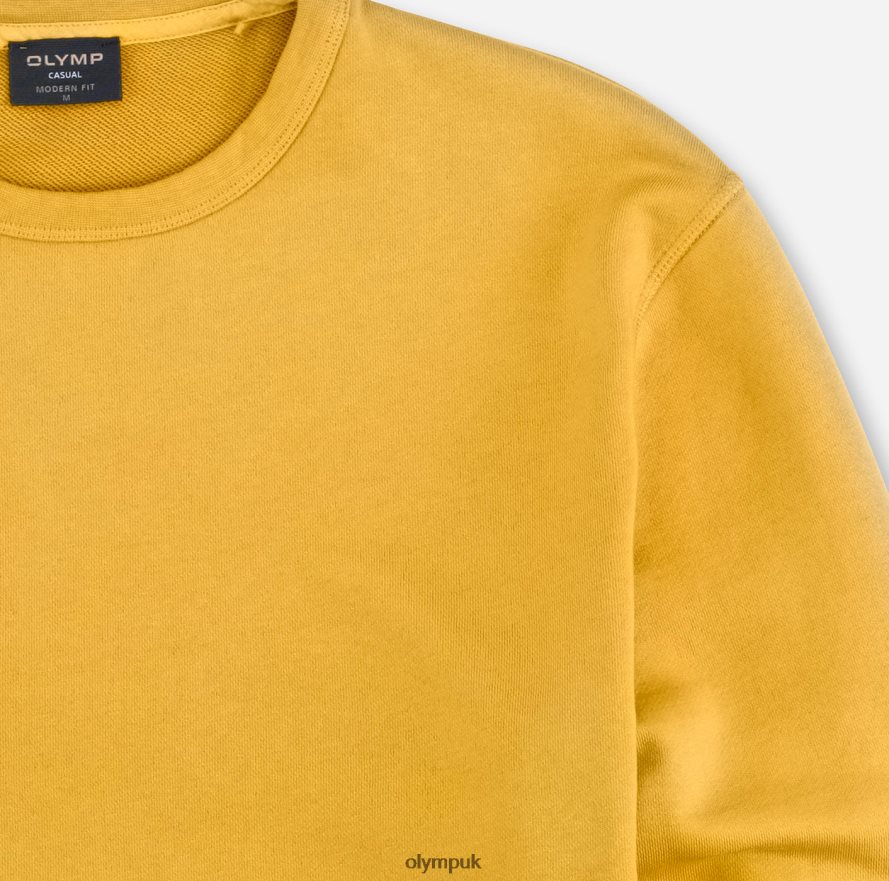 Clothing OLYMP Sweat Modern Fit, Maize NZ22L1926