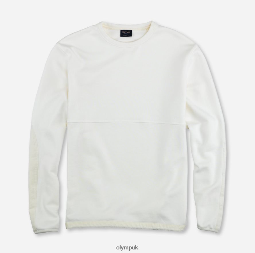 Clothing OLYMP Sweat Modern Fit, Off White NZ22L1927