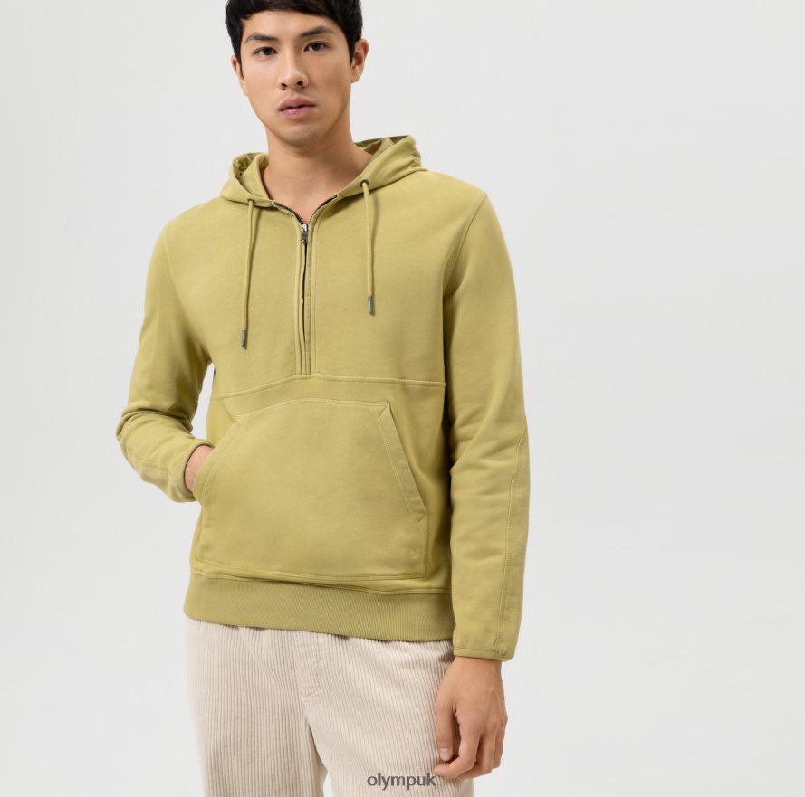 Clothing OLYMP Sweat Modern Fit, Sweatshirt, Lime NZ22L1904